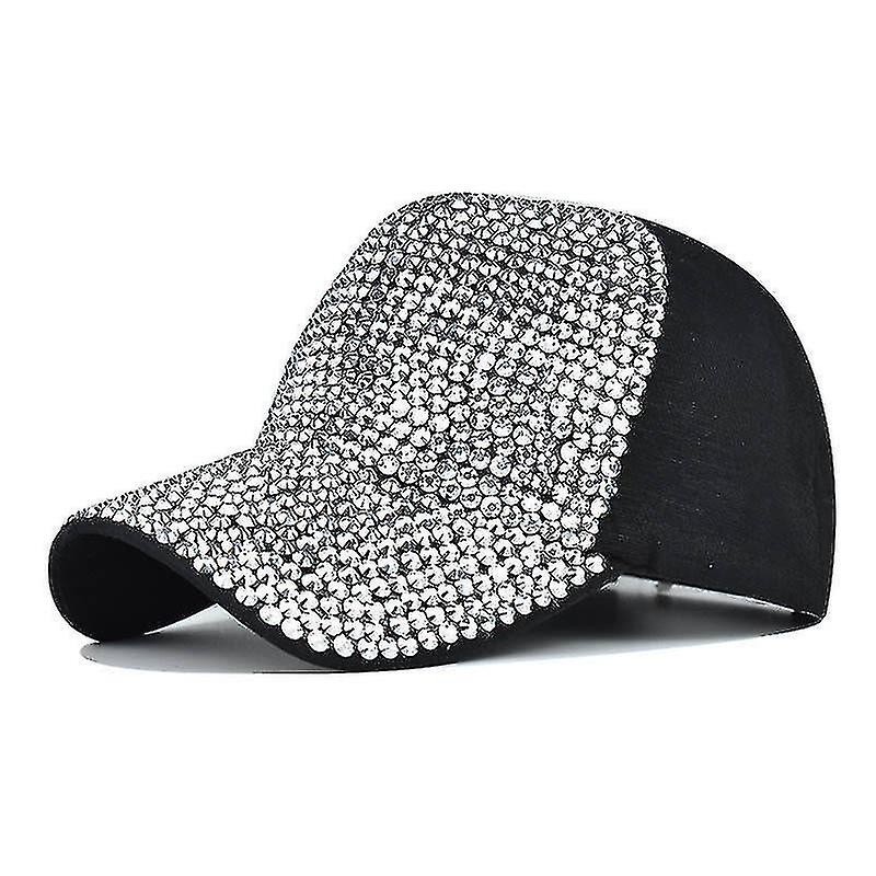 Foto 3 pulgar | Gorra De Béisbol Huoguo Flash Diamond Para Mujer  Algodón Rosa - Venta Internacional.