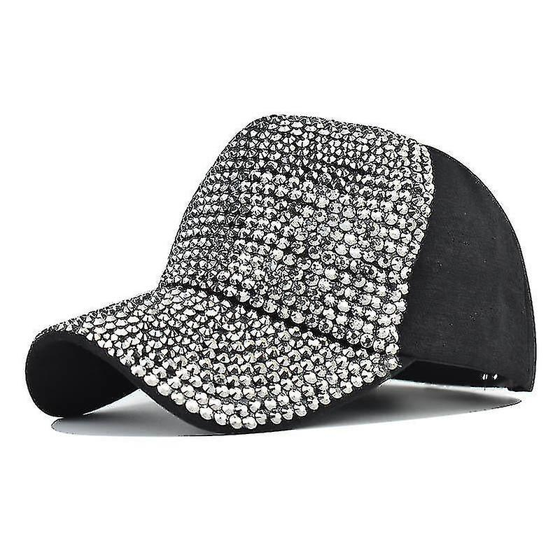 Foto 5 pulgar | Gorra De Béisbol Huoguo Flash Diamond Para Mujer  Algodón Rosa - Venta Internacional.