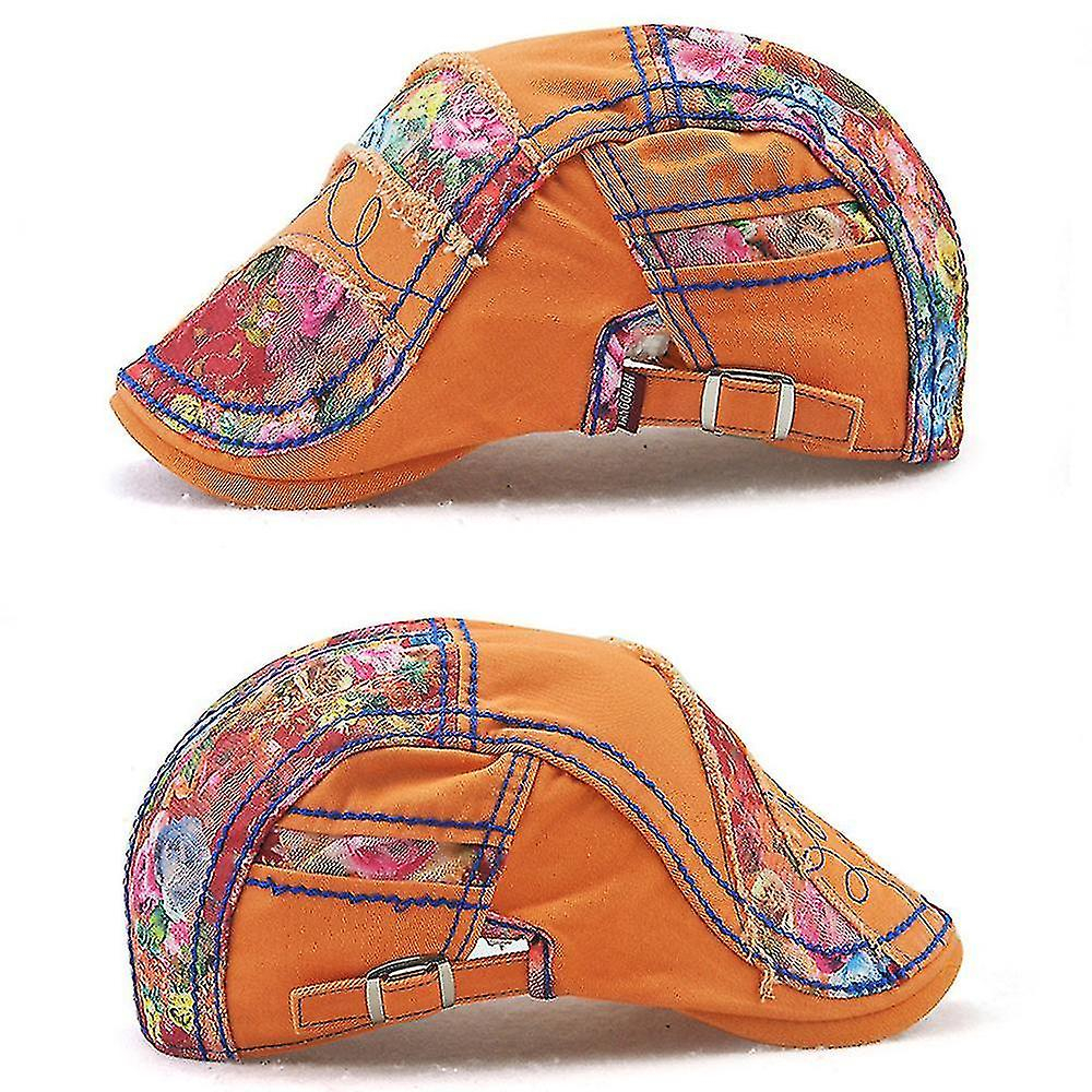 Foto 3 pulgar | Gorra De Béisbol Con Protección Solar Para Mujer Huoguo Orange - Venta Internacional.