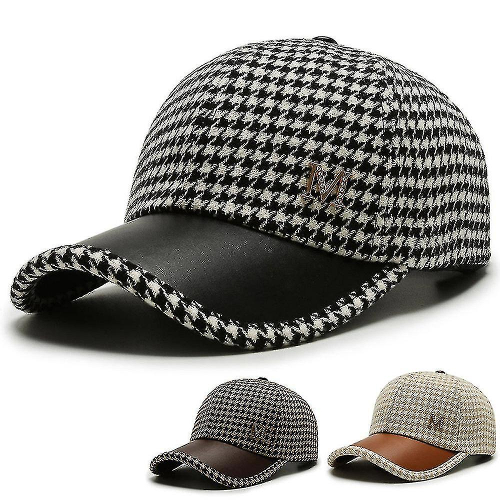 Foto 2 pulgar | Gorra Huoguo  Británica  Retro  Casual  Con Ala Curva  Para Combinar - Venta Internacional.