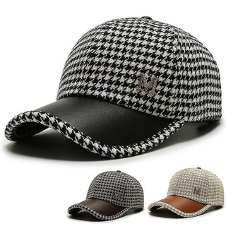 Foto 1 | Gorra Huoguo Británica Retro Casual Con Ala Curva Para Combinar - Venta Internacional.