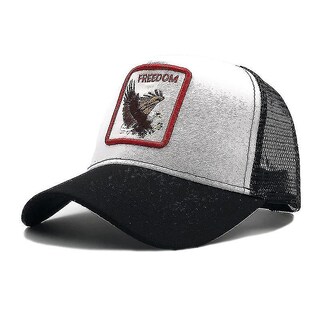 Foto 1 | Gorra Huoguo Panther De Malla Negra Trucker Dad - Venta Internacional.