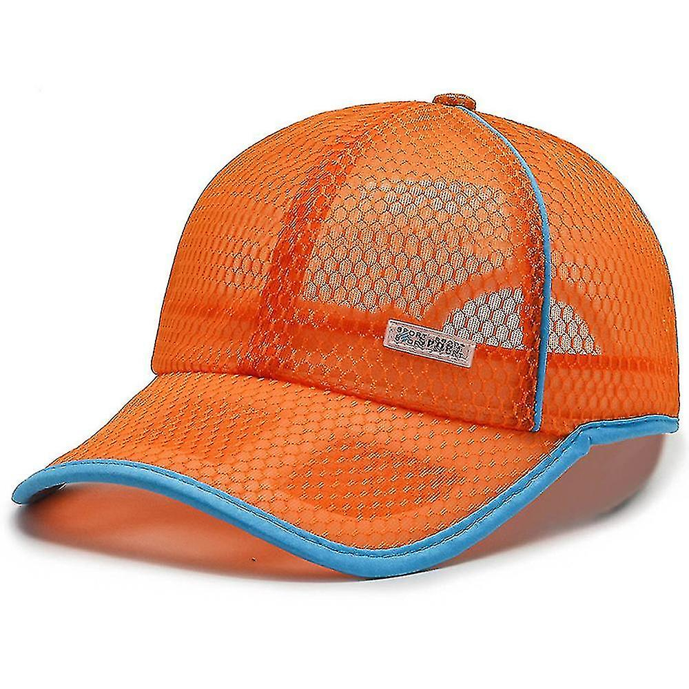 Foto 2 pulgar | Gorro Huoguo De Malla Transpirable Para El Sol  Color Naranja  56 — 60 Cm - Venta Internacional.