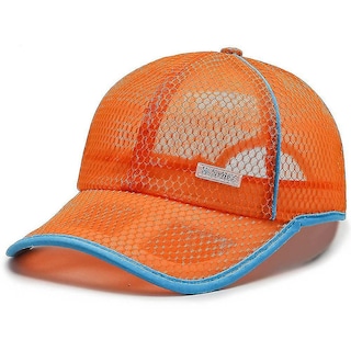Foto 1 | Gorro Huoguo De Malla Transpirable Para El Sol Color Naranja 56 — 60 Cm - Venta Internacional.
