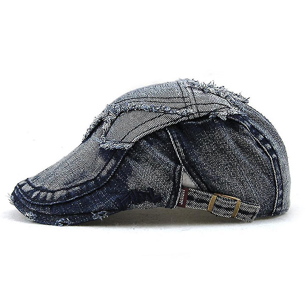 Foto 4 pulgar | Sombrero Huoguo  Gorra Vaquera Y Visera Para Mujer  Gris Oscuro - Venta Internacional.