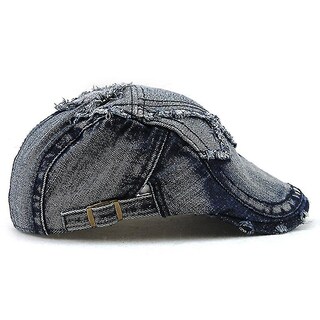 Foto 4 | Sombrero Huoguo Gorra Vaquera Y Visera Para Mujer Gris Oscuro - Venta Internacional.