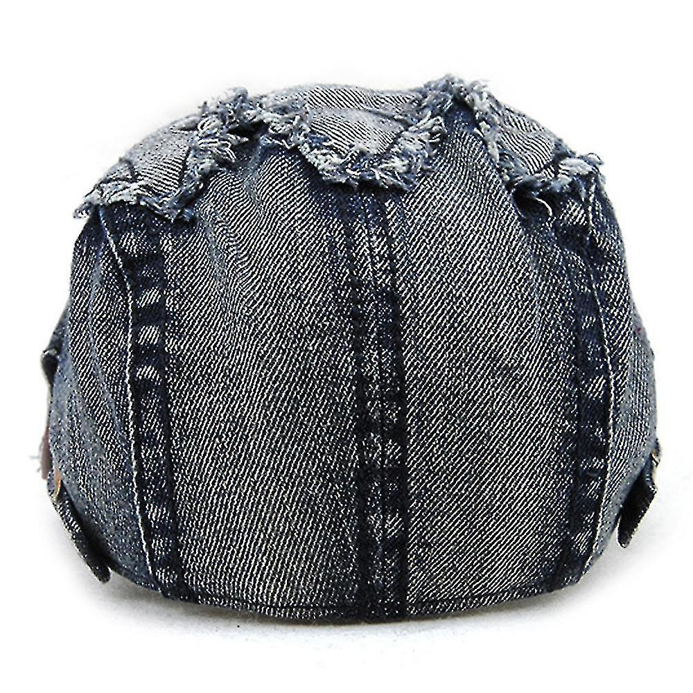 Foto 6 pulgar | Sombrero Huoguo  Gorra Vaquera Y Visera Para Mujer  Gris Oscuro - Venta Internacional.