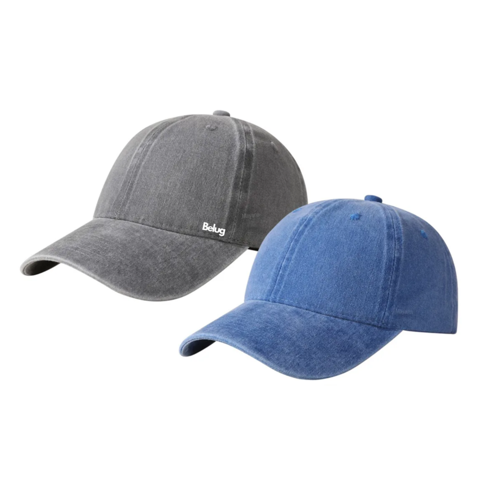 Foto 2 pulgar | 2 Piezas Gorra De Béisbol Cómoda Para Deportes Al Aire Libre Belug  Azul Negro