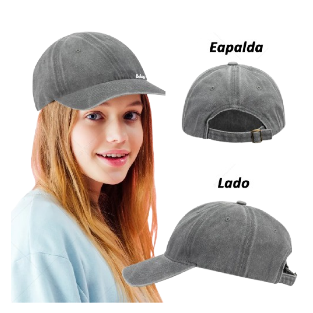 Foto 4 | 2 Piezas Gorra De Béisbol Cómoda Para Deportes Al Aire Libre Belug  Azul Negro