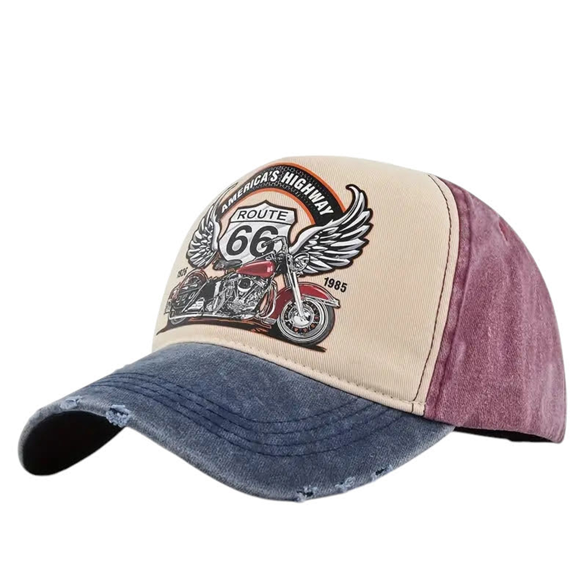 Foto 1 | Gorra Motociclista Route 66 Estilo Vintage Lavada Knite
