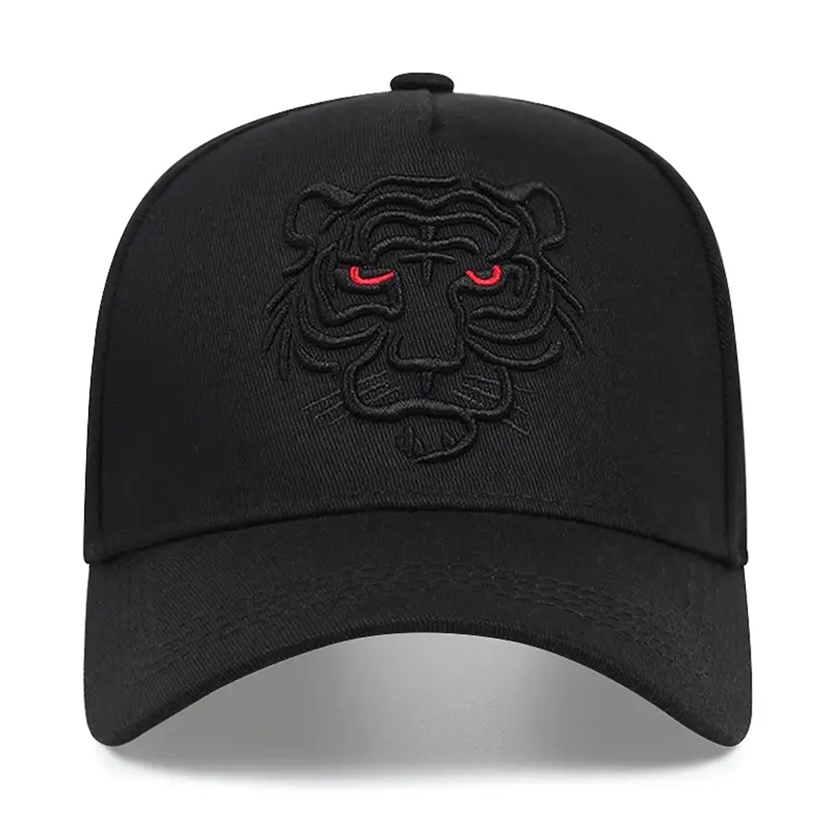 Foto 2 | Gorra Negra Tigre Bordado Hip Hop Hombre Ajustable