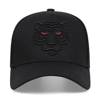 Foto 2 | Gorra Negra Tigre Bordado Hip Hop Hombre Ajustable