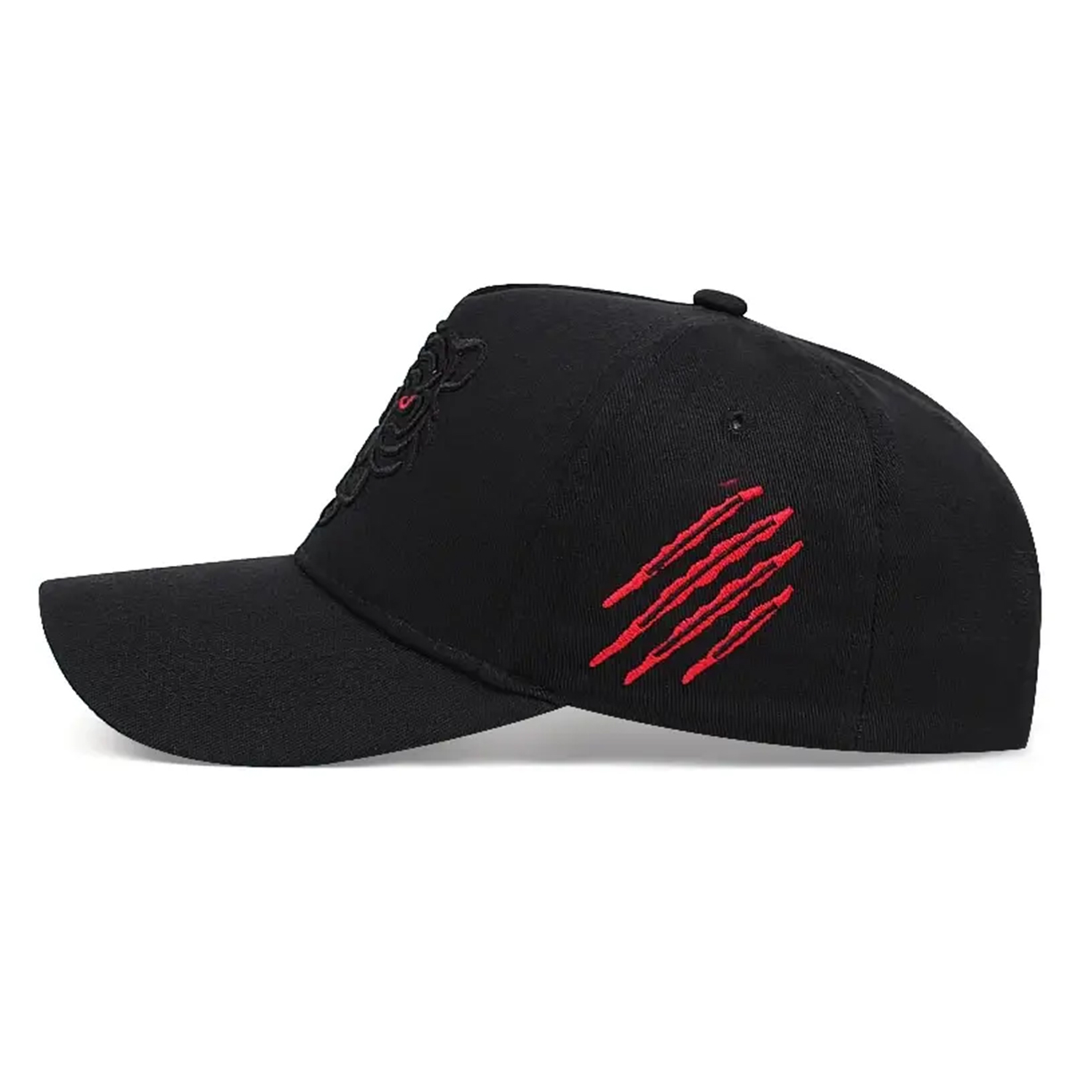 Foto 4 pulgar | Gorra Negra Tigre Bordado Hip Hop Hombre Ajustable
