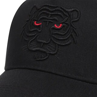Foto 4 | Gorra Negra Tigre Bordado Hip Hop Hombre Ajustable