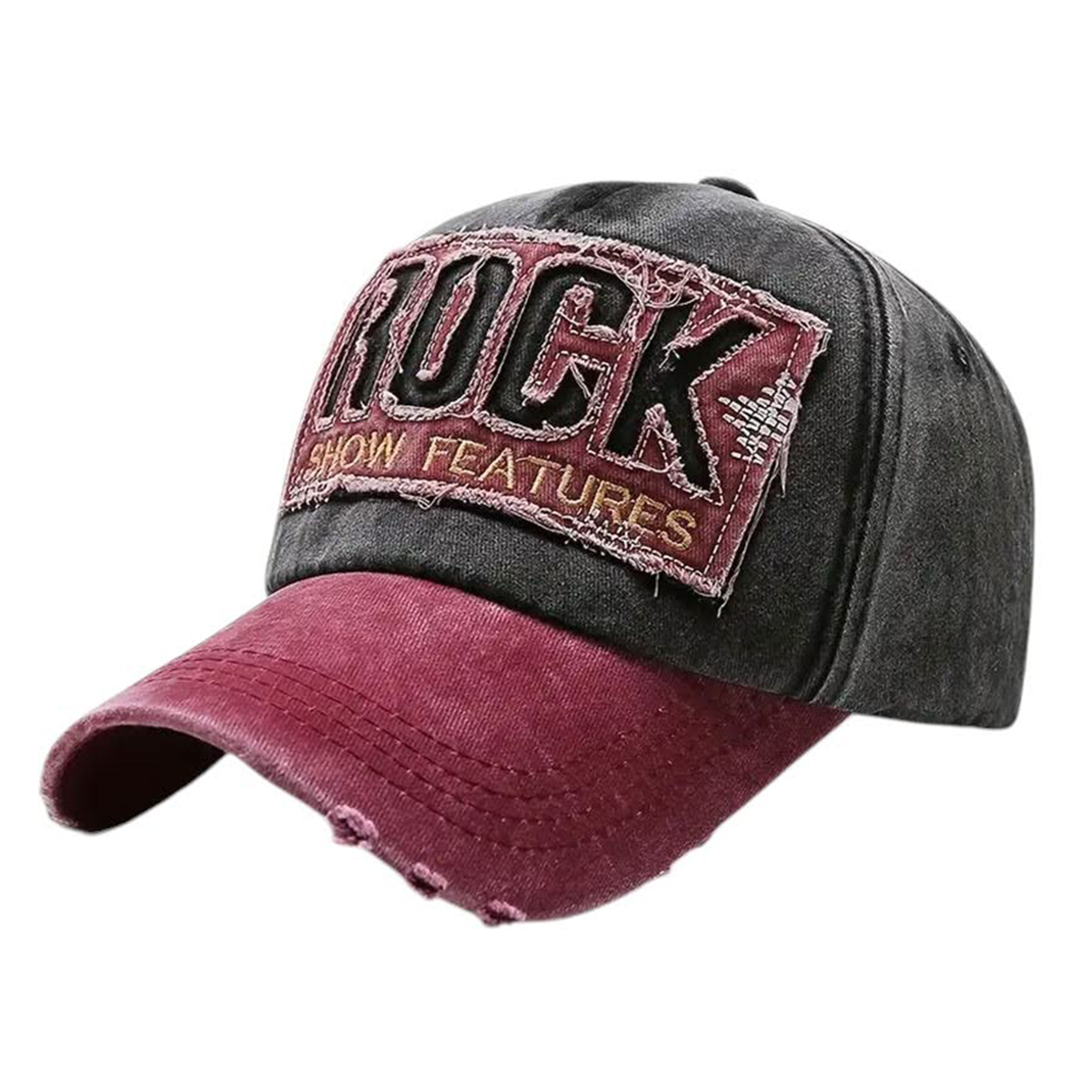 Foto 1 | Gorra Rock Vintage Algodón Bordada Ajustable