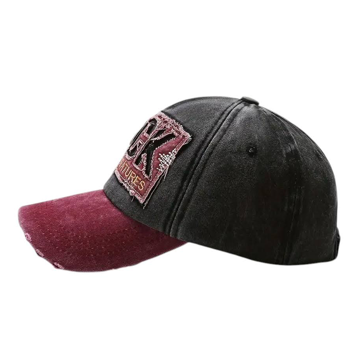 Foto 3 | Gorra Rock Vintage Algodón Bordada Ajustable