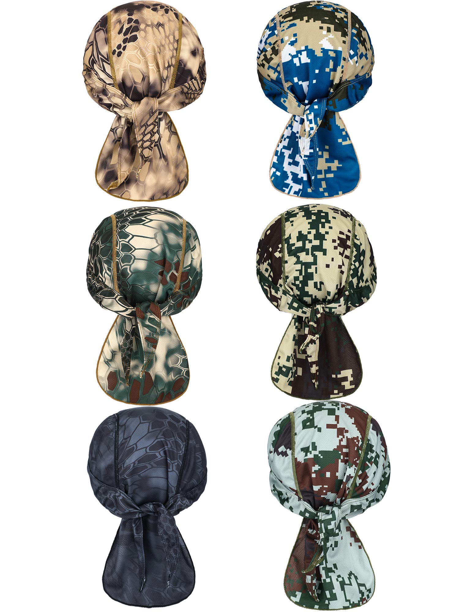 Foto 5 pulgar | Gorro Que Absorbe El Sudor  Forro De Casco  Calavera  Paquete De 6 - Venta Internacional.
