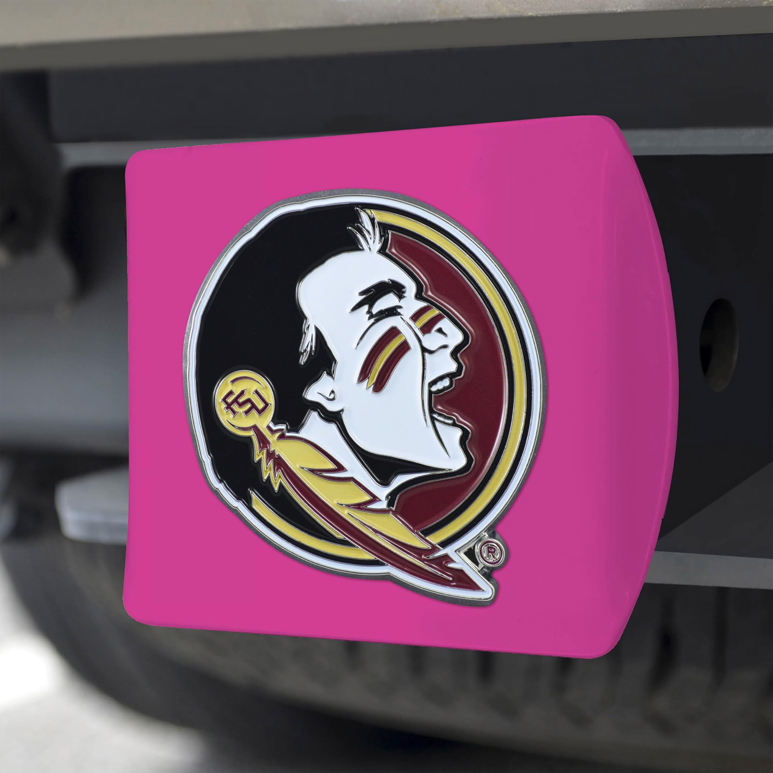 Foto 6 pulgar | Funda De Enganche Fanmats Florida State Seminoles  Color Rosa - Venta Internacional.