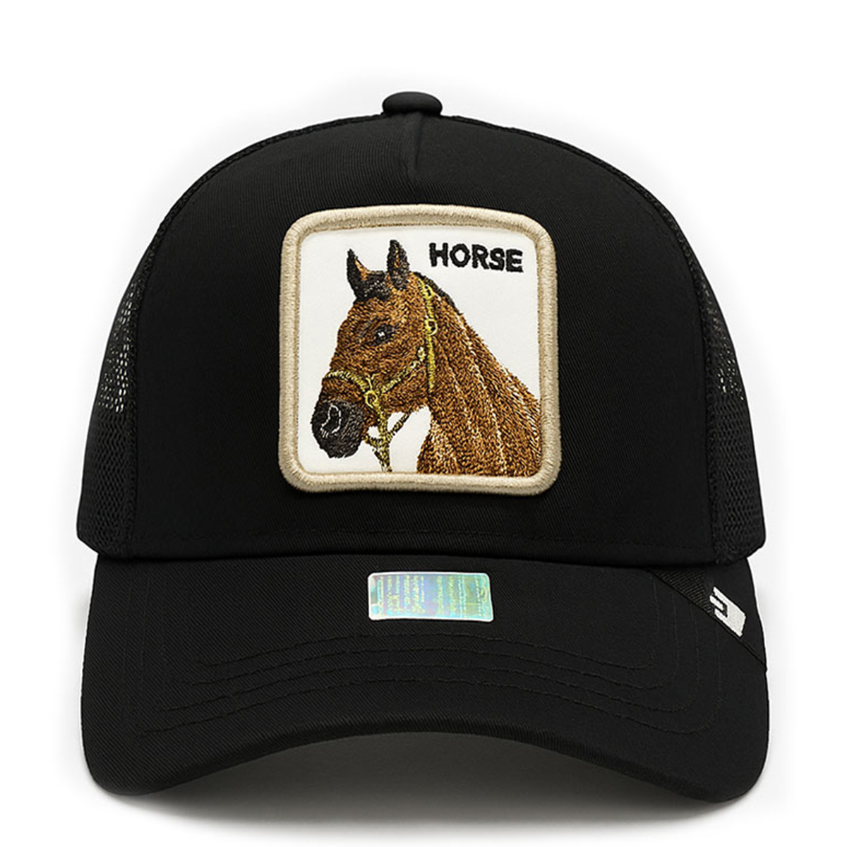 Foto 3 pulgar | Gorra Para Hombre Cerrada Knite Trucker Horse Bordada