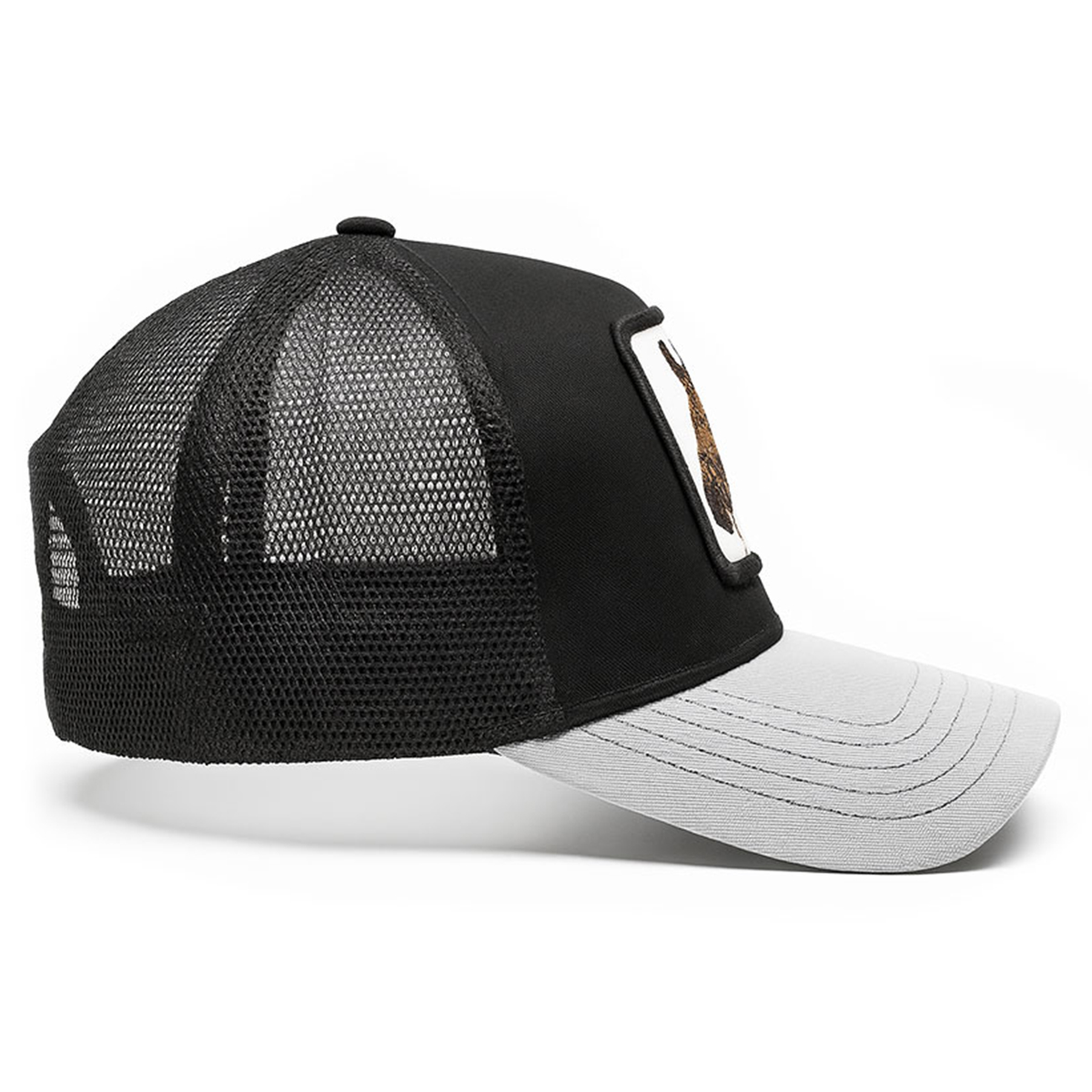 Foto 4 pulgar | Gorra Para Hombre Cerrada Knite Trucker Horse Bordada
