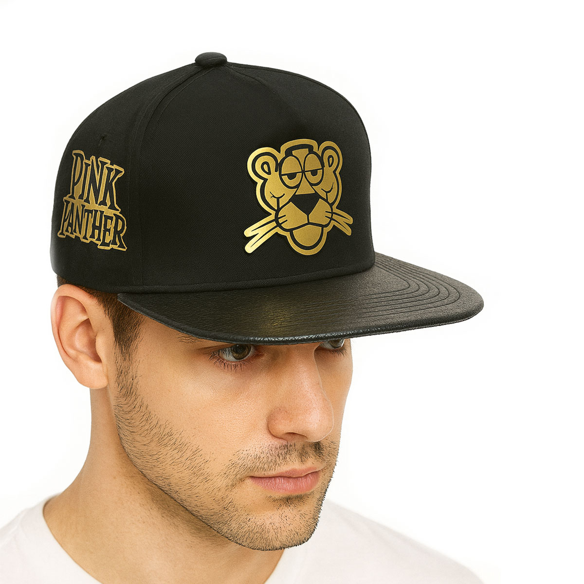 Foto 5 pulgar | Gorra Pink Panther Piel Knite Visera Plana Ajustable Hombre