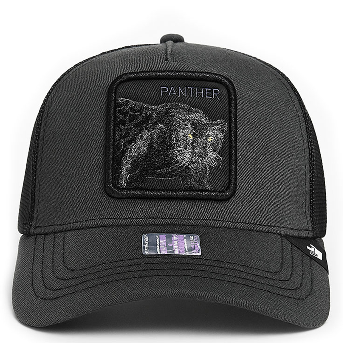Foto 3 pulgar | Gorra Para Hombre Knite Trucker Panther Black Bordada