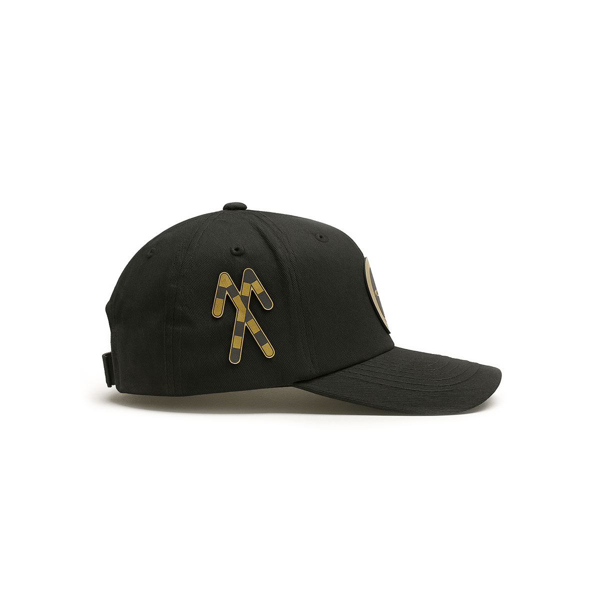 Foto 4 pulgar | Gorra Eleggua Knite Negra Gabardina Visera Curva Ajustable