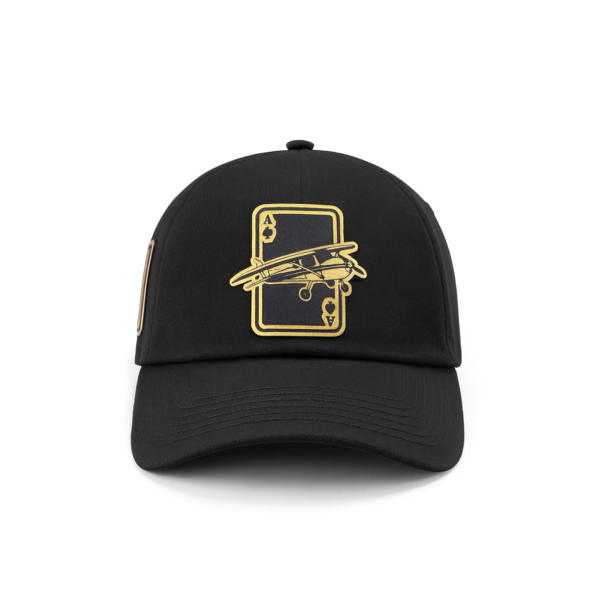 Foto 3 pulgar | Gorra Knite Tierra Dorada Negra Gabardina Visera Hombre