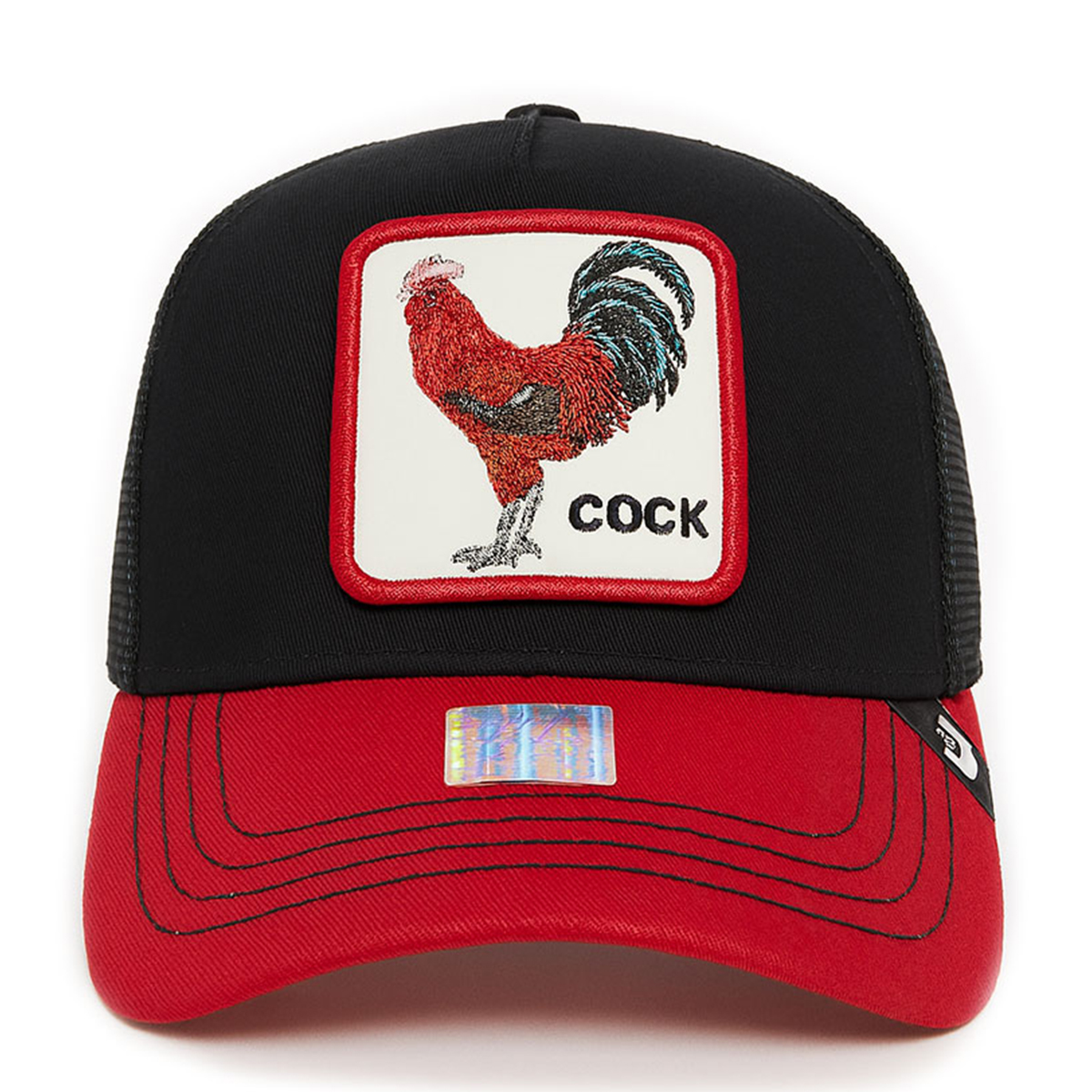 Foto 3 pulgar | Gorra Para Hombre Cerrada Knite Trucker Cock Bordada