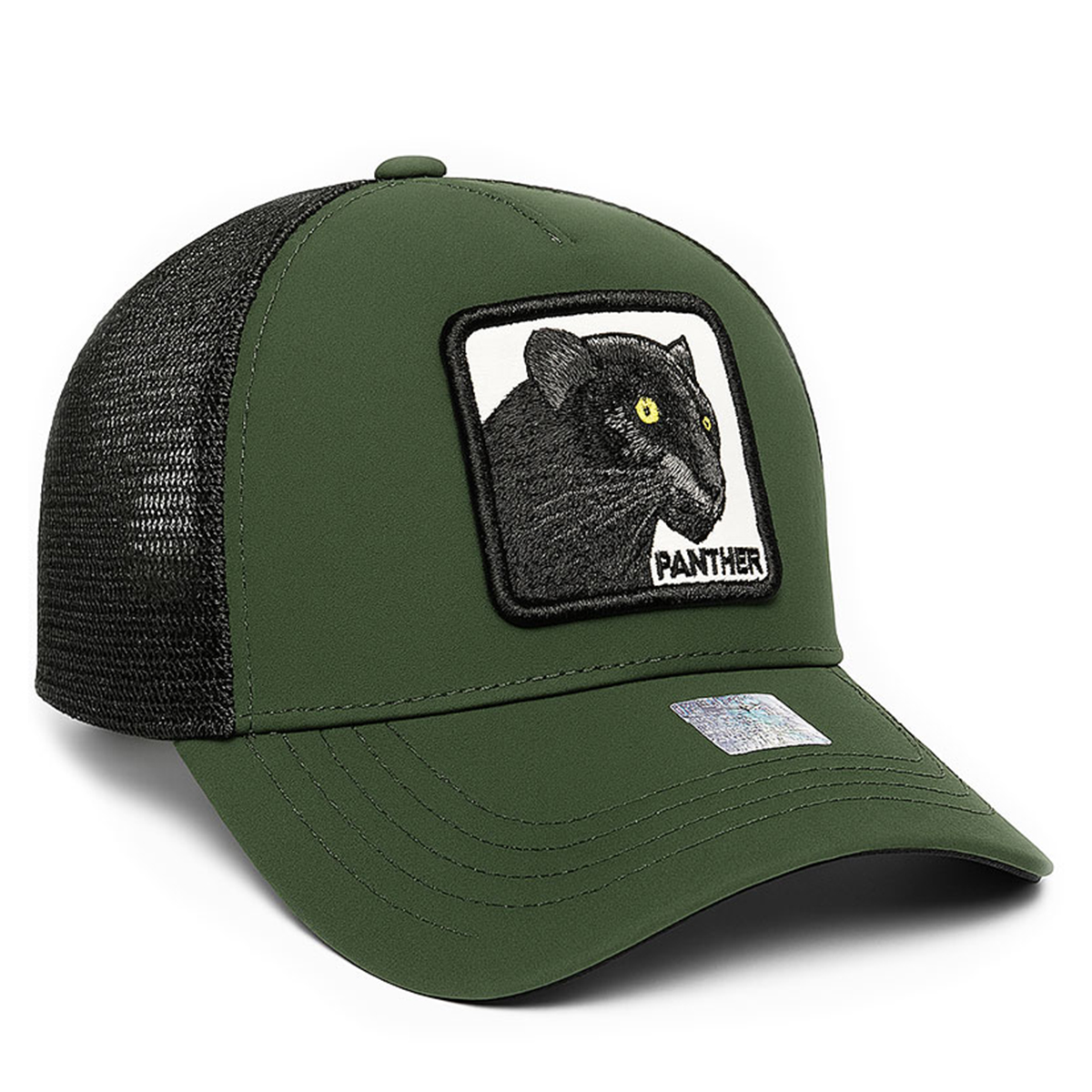 Foto 2 pulgar | Gorra Para Hombre Cerrada Knite Trucker Panther Bordada