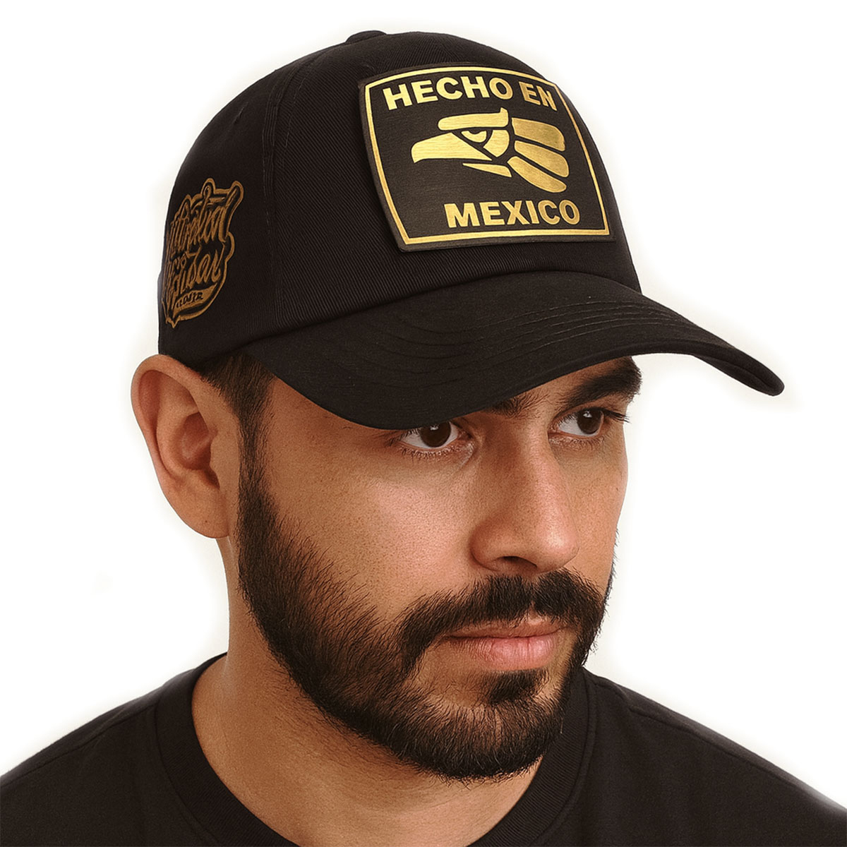 Foto 5 | Gorra Hecho En México Knite Negra Visera Curva Ajustable