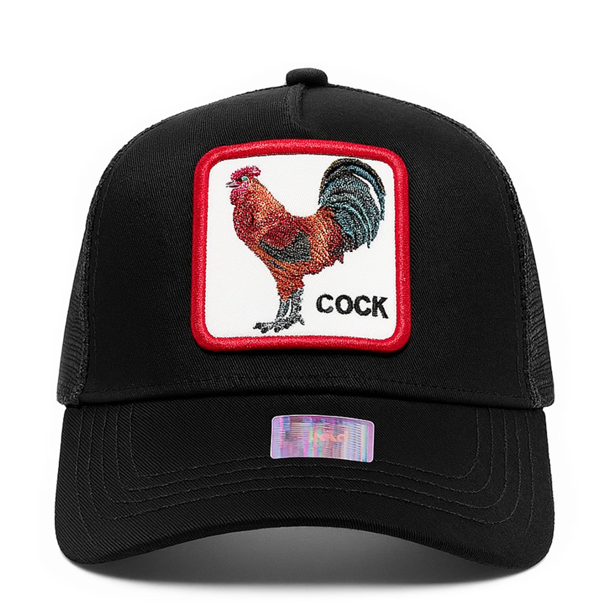 Foto 3 pulgar | Gorra Para Hombre Cerrada Knite Trucker Cock Bordada