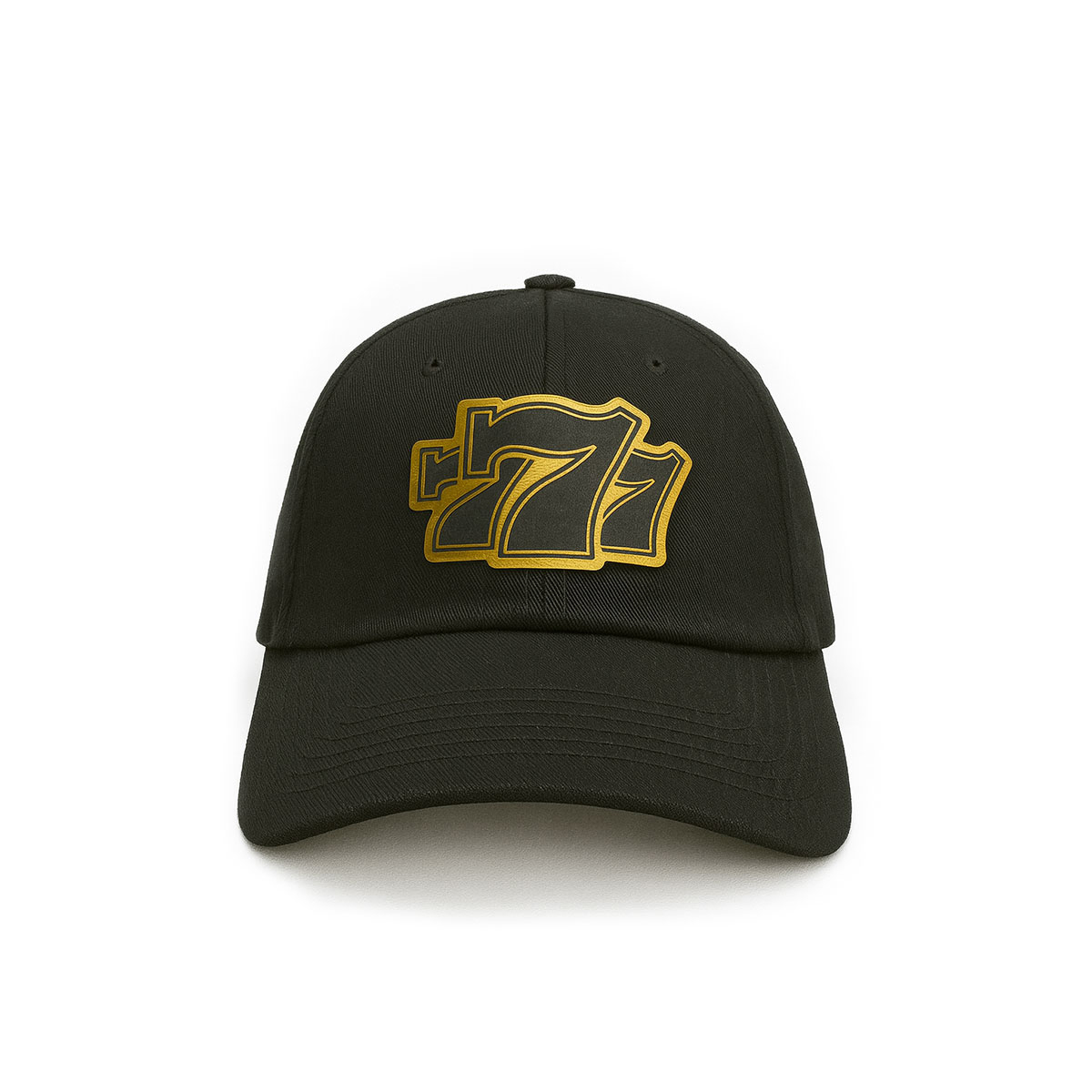Foto 3 pulgar | Gorra Knite 777 Negra Gabardina Visera Curva Hombre