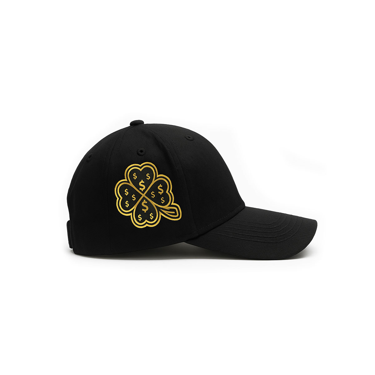 Foto 4 pulgar | Gorra Knite 777 Negra Gabardina Visera Curva Hombre