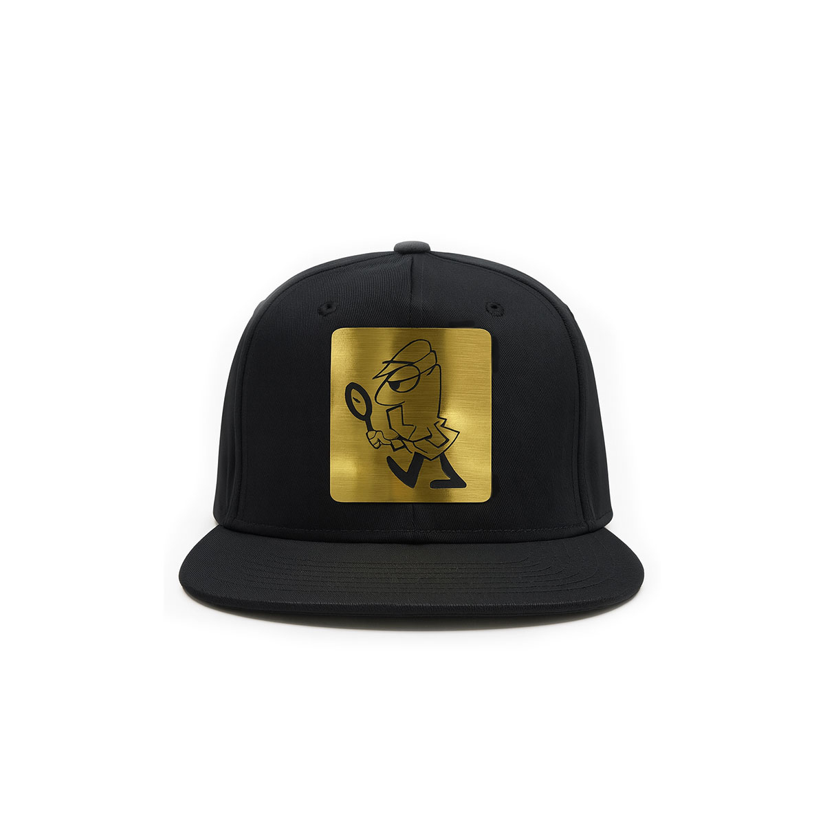Foto 3 pulgar | Gorra Inspector Negra Knite Visera Plana Ajustable Hombre