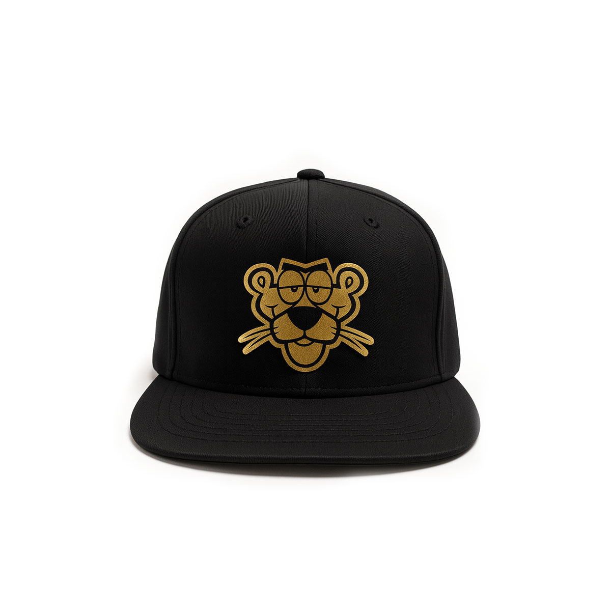 Foto 3 pulgar | Gorra Pink Panther Negra Knite Visera Plana Ajustable Hombre