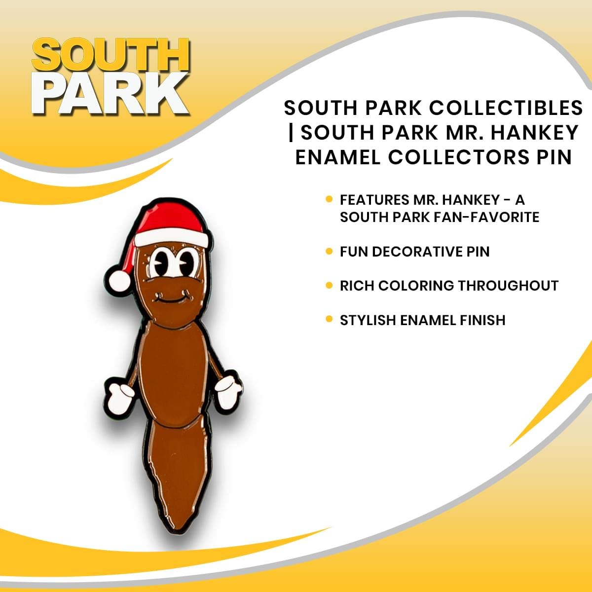 Foto 5 | Pin De Coleccionista South Park Mr. Hankey Esmaltado Para Switch - Venta Internacional.