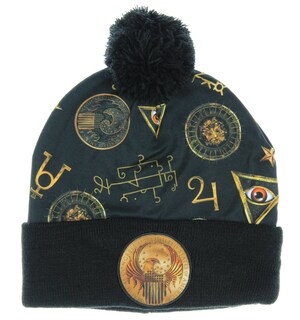 Foto 1 | Gorro De Punto Bioworld Fantastic Beasts Macusa Pom Beanie Negro - Venta Internacional.