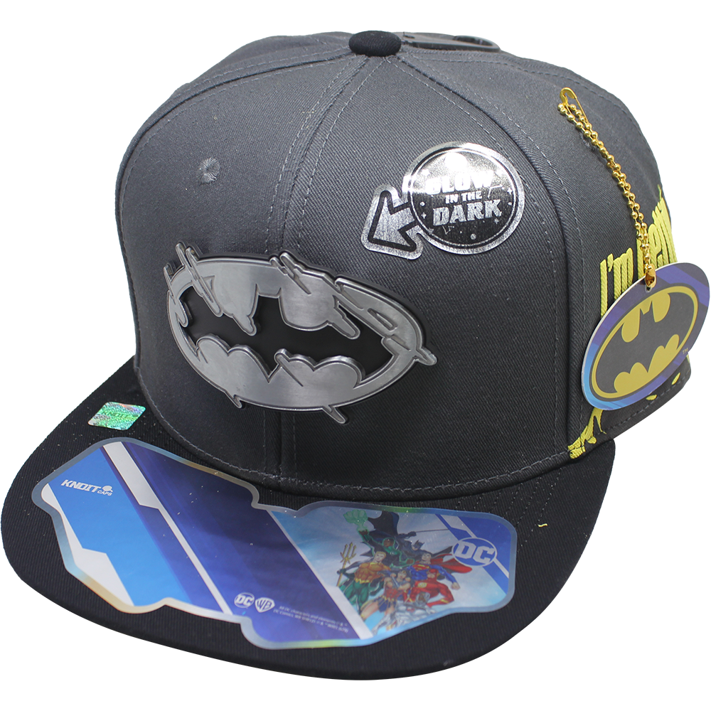 Foto 2 pulgar | Gorra Batman Placa Fosforescente Bm401_c