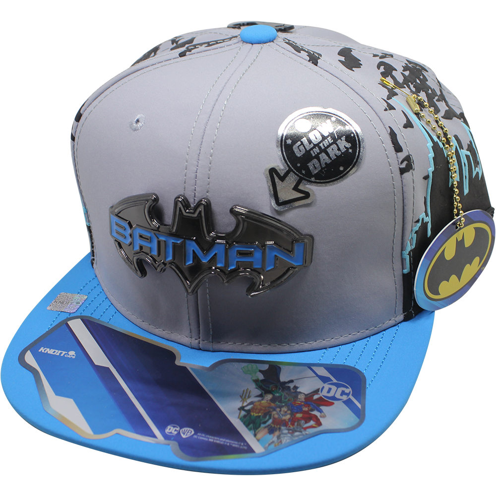 Foto 2 pulgar | Gorra Batman Placa Fosforescente Bm404_a