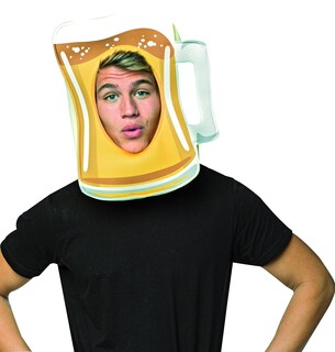 Foto 1 | Jarra De Cerveza Open Face Mask Rasta Imposta Para Hombre Color Amarillo - Venta Internacional.