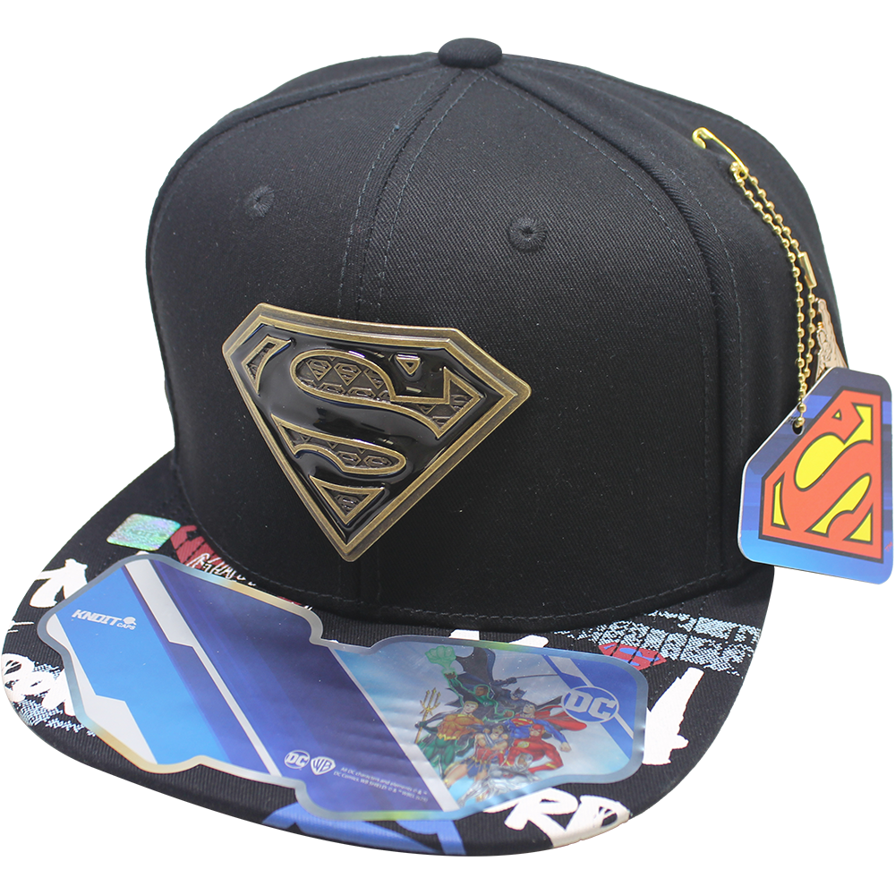 Foto 2 pulgar | Gorra Superman Placa Dorada Sm401_b