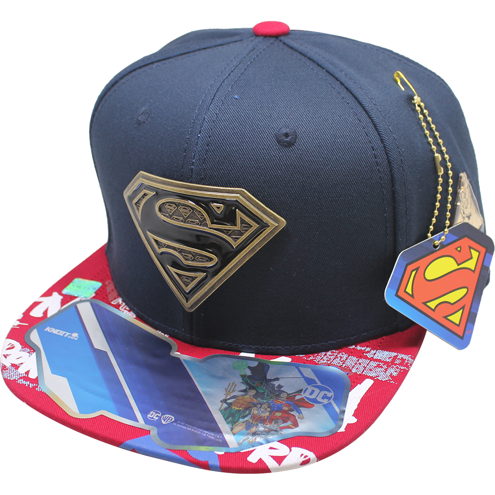 Foto 2 pulgar | Gorra Superman Placa Dorada Sm401_c