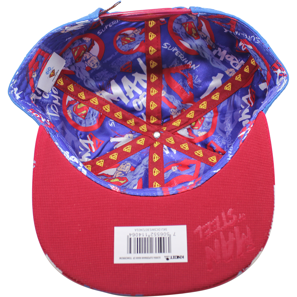 Foto 3 pulgar | Gorra Superman Placa Dorada Sm401_c