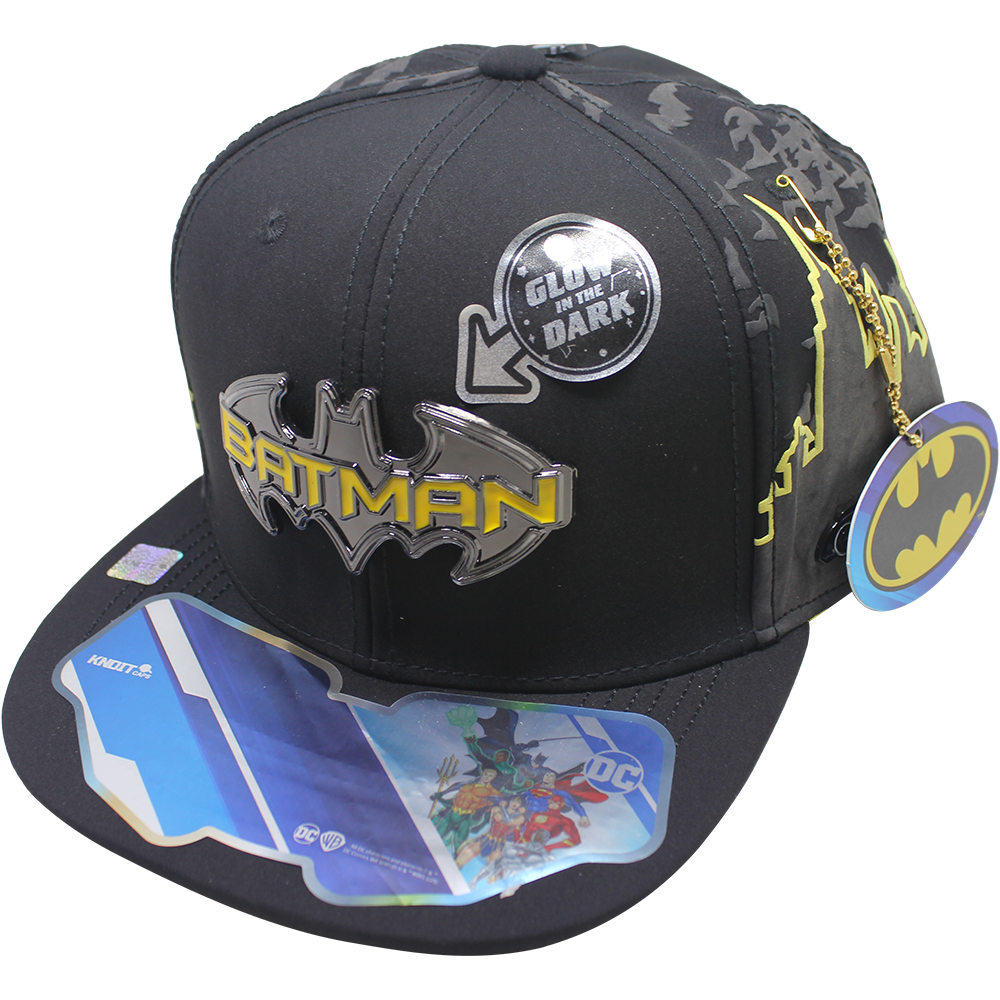Foto 1 | Gorra Batman Placa Fosforescente Bm404_b