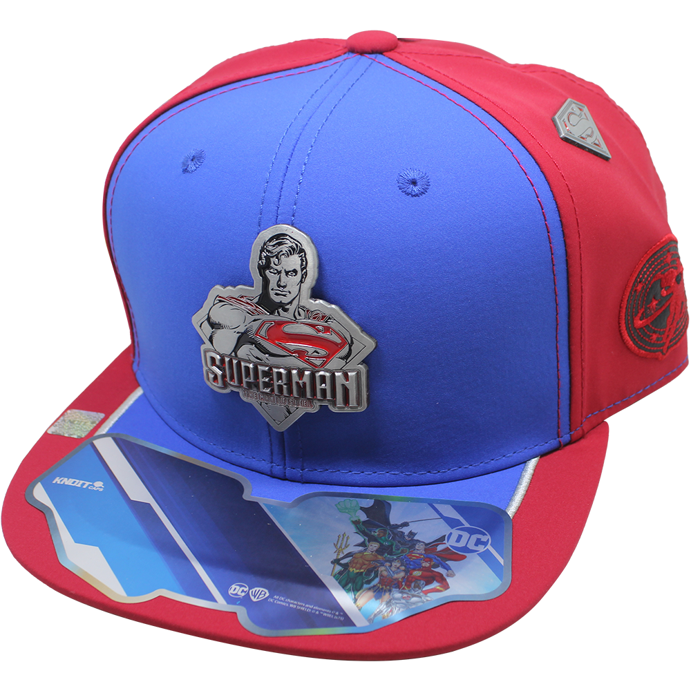 Foto 2 pulgar | Gorra Superman Placa Metálica Sm403_c
