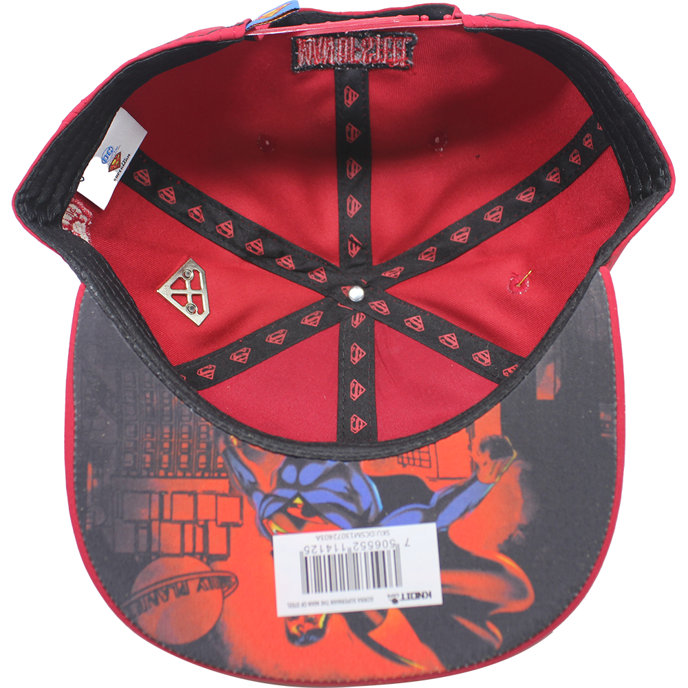 Foto 4 pulgar | Gorra Superman Placa Metálica Sm403_c