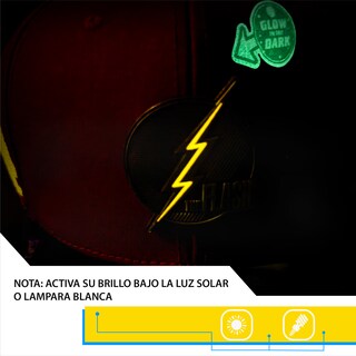 Foto 3 | Gorra The Flash Placa Fosforescente Tf402_b