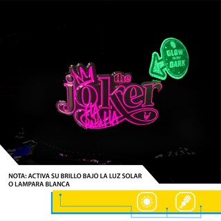 Foto 3 | Gorra The Joker Placa Fosforescente Tj402_b