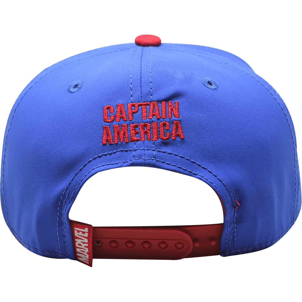 Foto 3 pulgar | Gorra Marvel Capitán América Cromado 54 cm color Negro para Niño